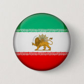 Iran-Flagge Button (Vorderseite)