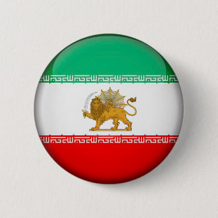 Iran-Flagge Button