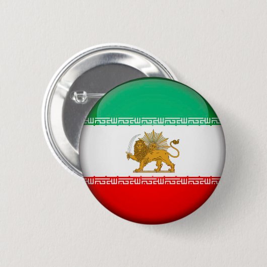 Iran-Flagge Button (Vorne & Hinten)