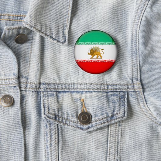 Iran-Flagge Button (Beispiel)