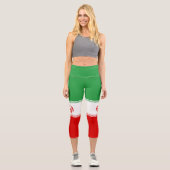 Iran-Flagge Capri Leggings (Vorderseite)