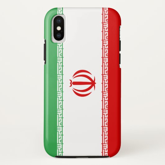 Iran-Flagge Case-Mate iPhone Hülle (Rückseite)