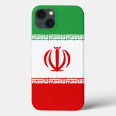 Iran-Flagge Case-Mate iPhone Hülle (Rückseite)