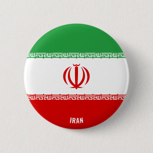 Iran-Flagge Charming Patriotic Button
