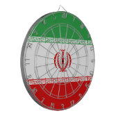 Iran-Flagge Dartscheibe (Vorderseite Links)