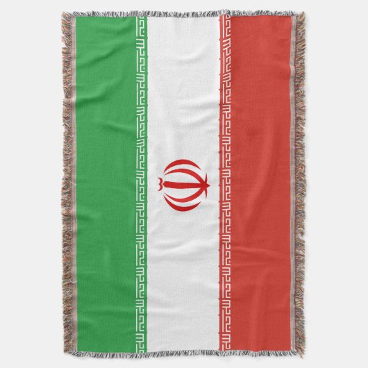 Iran-Flagge Decke (Vorderseite Vertikal)
