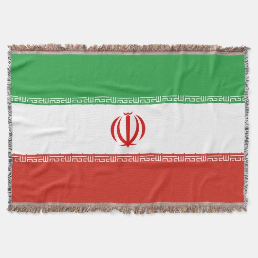Iran-Flagge Decke (Vorderseite)