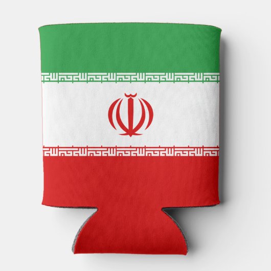 Iran-Flagge Dosenkühler (Rückseite)