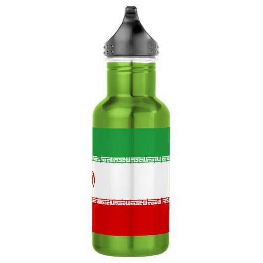 Iran-Flagge Edelstahlflasche (Rechts)