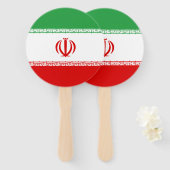 Iran-Flagge Fächer (Vorne und Hinten)