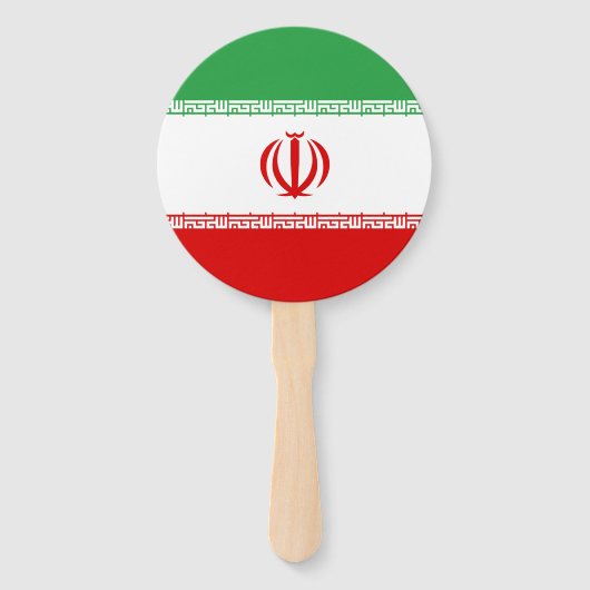 Iran-Flagge Fächer (Vorderseite)
