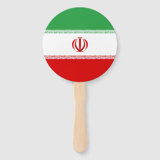 Iran-Flagge Fächer (Vorderseite)
