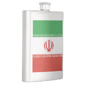 Iran-Flagge Flachmann (Rechts)