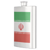 Iran-Flagge Flachmann (Links)