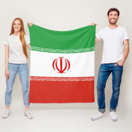 Iran-Flagge Fleecedecke