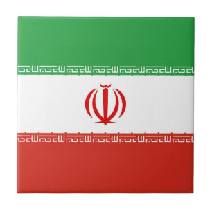 Iran-Flagge Fliese