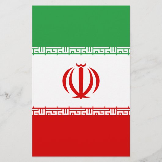 Iran-Flagge Flyer (Vorne)