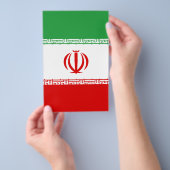 Iran-Flagge Flyer (Handgriff)