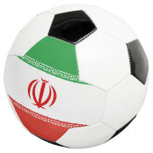 Iran-Flagge Fußball (Dreiviertel)