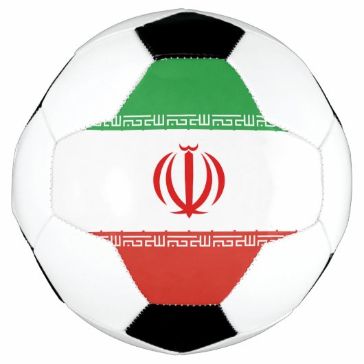 Iran-Flagge Fußball (Vorderseite)