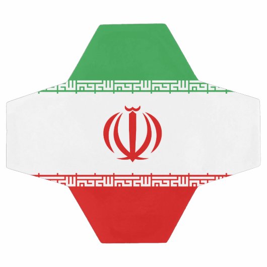 Iran-Flagge Fußball (Flach)