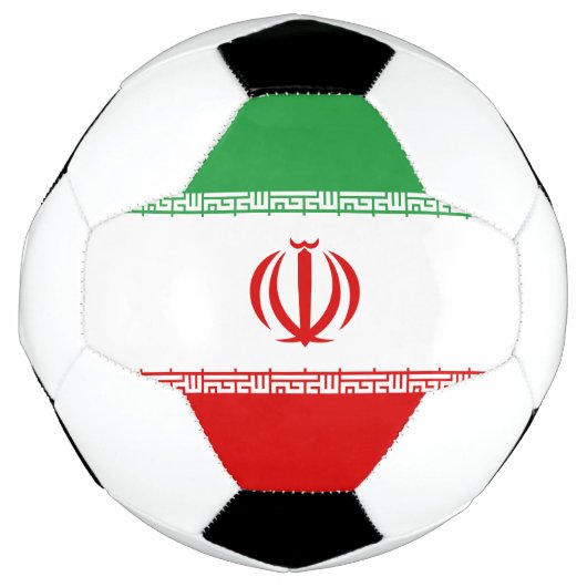 Iran-Flagge Fußball (Vorderseite)