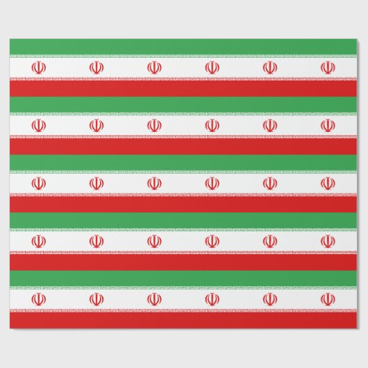 Iran-Flagge Geschenkpapier (Flach)