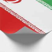Iran-Flagge Geschenkpapier (Ecke)