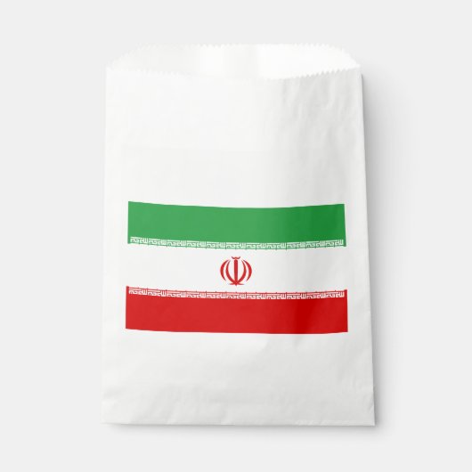 Iran-Flagge Geschenktütchen (Vorderseite)