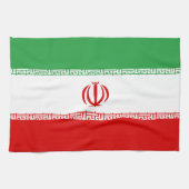 Iran-Flagge Geschirrtuch (Horizontal)