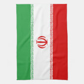Iran-Flagge Geschirrtuch (Vertikal)