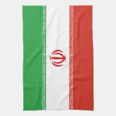 Iran-Flagge Geschirrtuch (Vertikal)