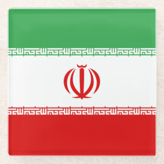 Iran-Flagge Glasuntersetzer