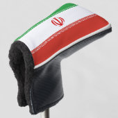 Iran-Flagge Golf Headcover (3/4 Vorderseite)
