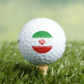 Iran-Flagge Golfball (Insitu T-Shirt)
