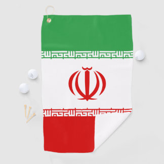 Iran-Flagge Golfhandtuch