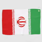 Iran-Flagge Golfhandtuch (Horizontal)