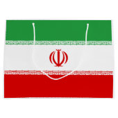 Iran-Flagge Große Geschenktüte (Vorderseite)