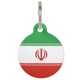 Iran-Flagge Haustiermarke
