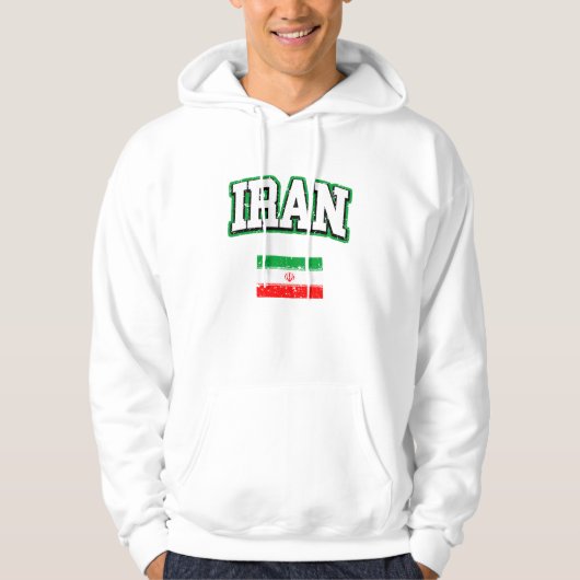 Iran-Flagge Hoodie (Vorderseite)