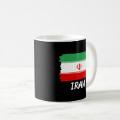 Iran-Flagge Kaffeetasse (VorderseiteRechts)