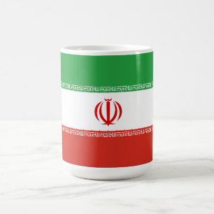 Iran-Flagge Kaffeetasse
