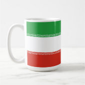 Iran-Flagge Kaffeetasse (Links)