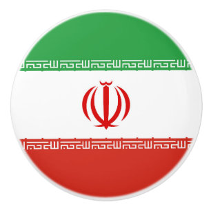 Iran-Flagge Keramikknauf