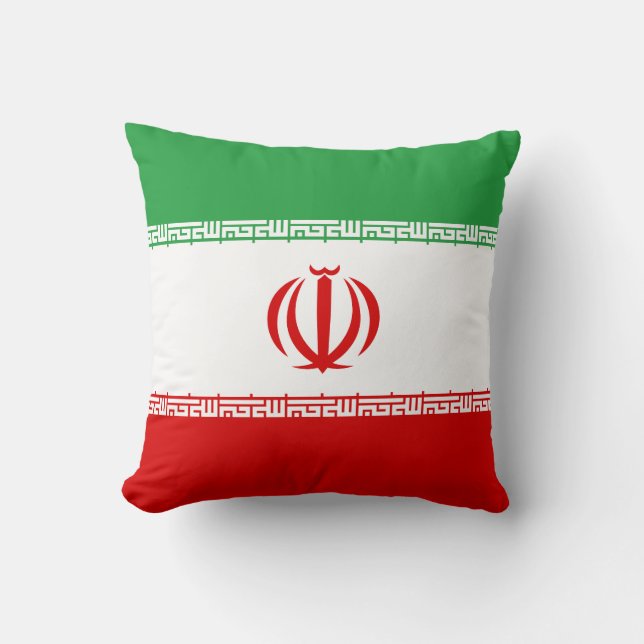 Iran-Flagge Kissen (Vorderseite)