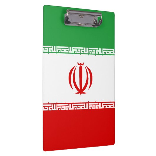 Iran-Flagge Klemmbrett (Rechts)
