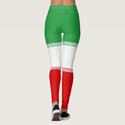 Iran-Flagge Leggings (Rückseite)