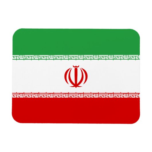 Iran-Flagge Magnet (Horizontal)