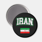 Iran-Flagge Magnet (Vorderseite/Rückseite)