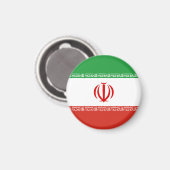 Iran-Flagge Magnet (Vorderseite/Rückseite)